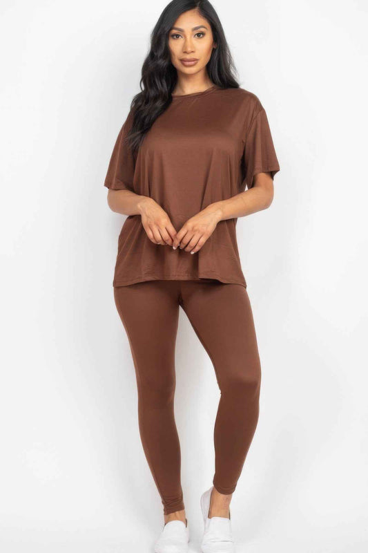 New Arrival – Oversized T-shirt & Leggings Set – New Arrival Now Live