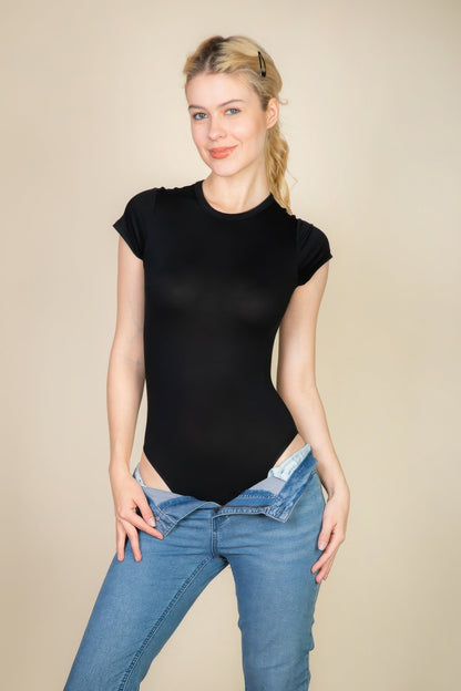 Short Sleeve Crew Neck Bodysuit – New Arrival Now Live