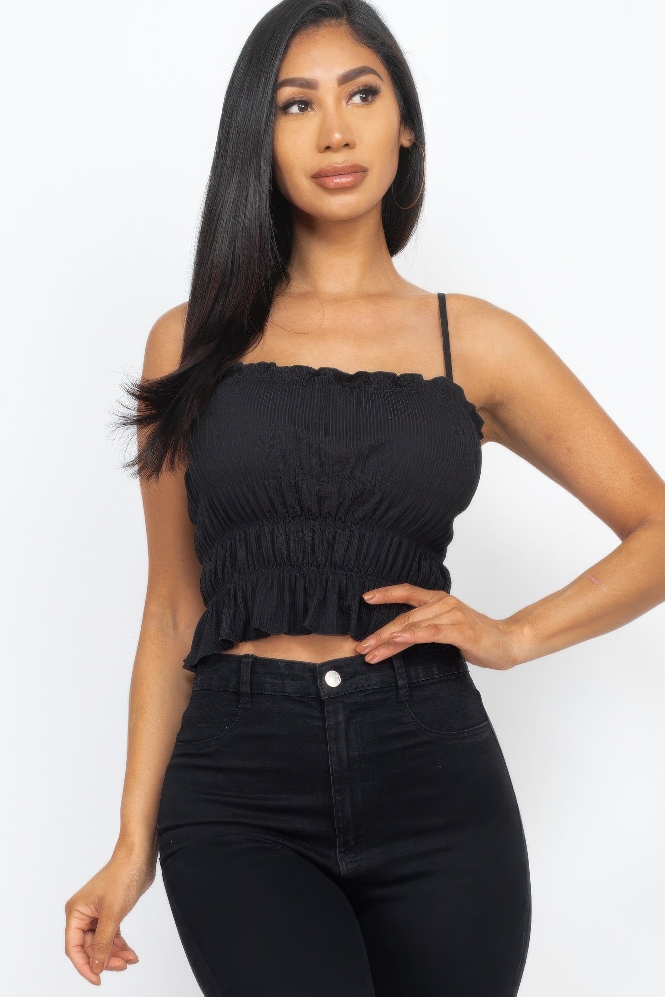 Tiered Shirred Body Crop Top – New Arrival Now Live