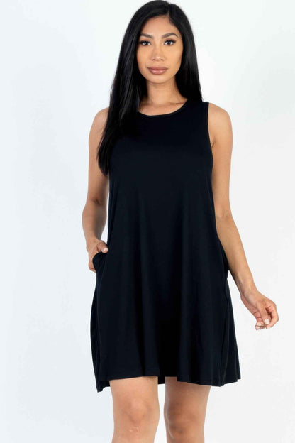 Comfy Sleeveless Flare Mini Dress – New Arrival Now Live