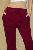 Drawstring Waist Slant Pocket Sweatpants