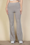 Contrast Side Stripe Flare Pants