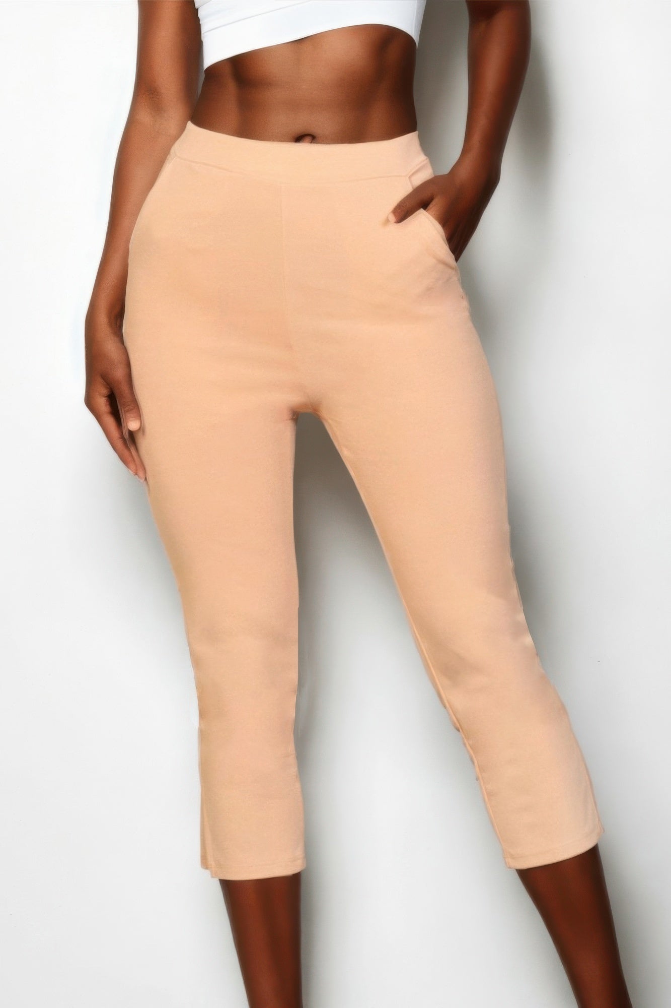 New Arrival – Slit Hem Cropped Pants – New Arrival Now Live
