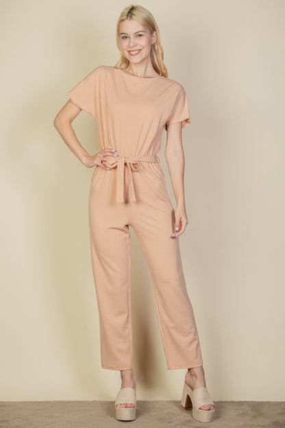 New Arrival – Tie Waist Relaxed Jumpsuit – New Arrival Now Live