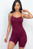 Crossback Bodycon Romper