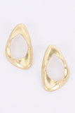 Gold Plated Metal Earring