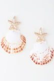 Under The Sea Clam Earrings