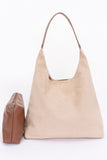 Faux Suede Bindle Bag W/ Pouch | Handbags On Sale | NaughtySmileFashion