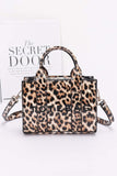 Leopard Patent Faux Leather Tote Bag | Handbags On Sale | NaughtySmileFashion