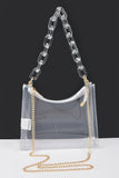 Transparent Chain Shoulder Bag | Handbags On Sale | NaughtySmileFashion