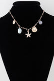 Multi Sea Charm Chain Necklace