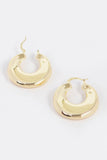 Vintage Gold Dip Metal Earring