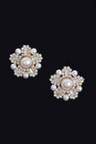 Starburst Faux Pearl Earrings