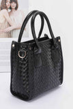 Metallic Braided Tote Bag