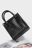 Metallic Braided Tote Bag