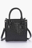 Metallic Braided Tote Bag