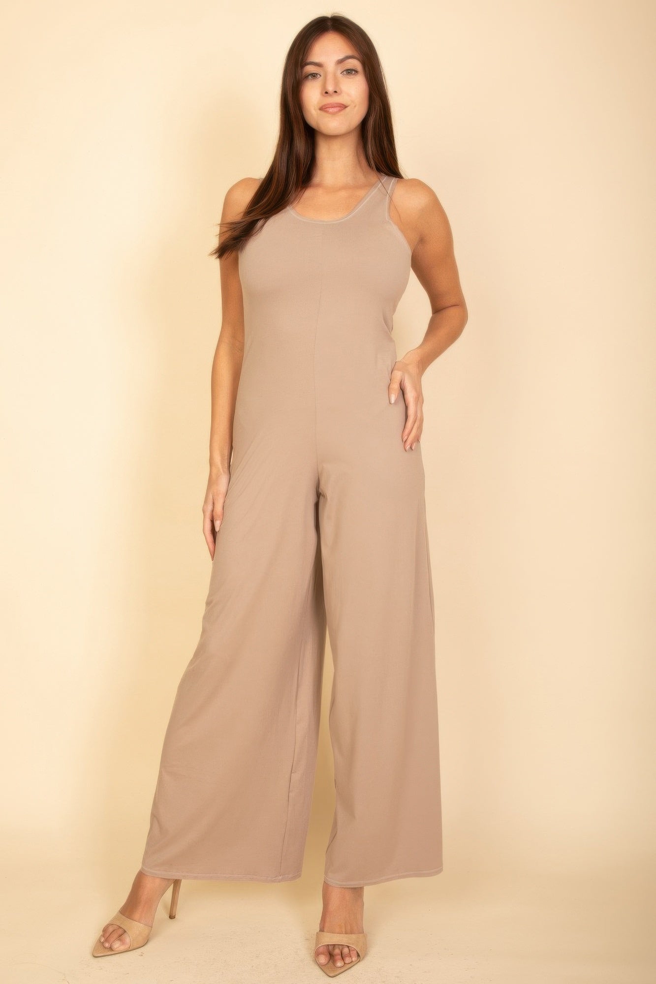 New Arrival – Sleeveless Tank Wide Leg Jumpsuit – New Arrival Now Live