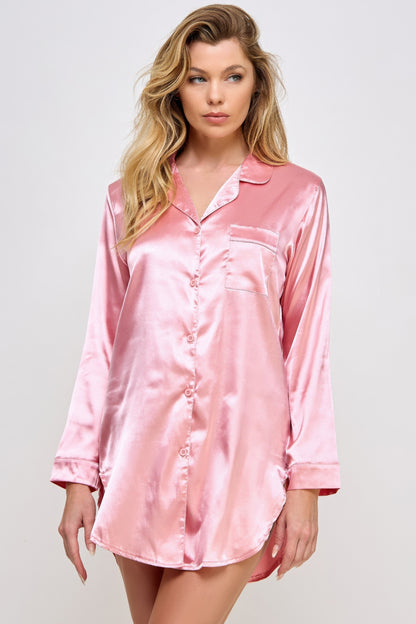 New Arrival – Kimberly Satin Sleepshirt – New Arrival Now Live