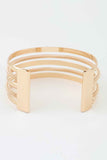 Multi Twisted Open Cuff Bracelet