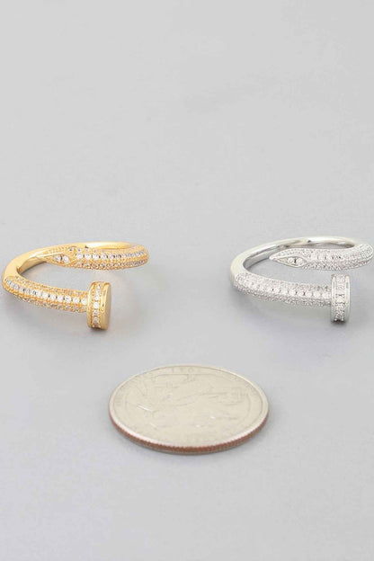 Bejeweled Nail Wrap Ring – New Arrival Now Live