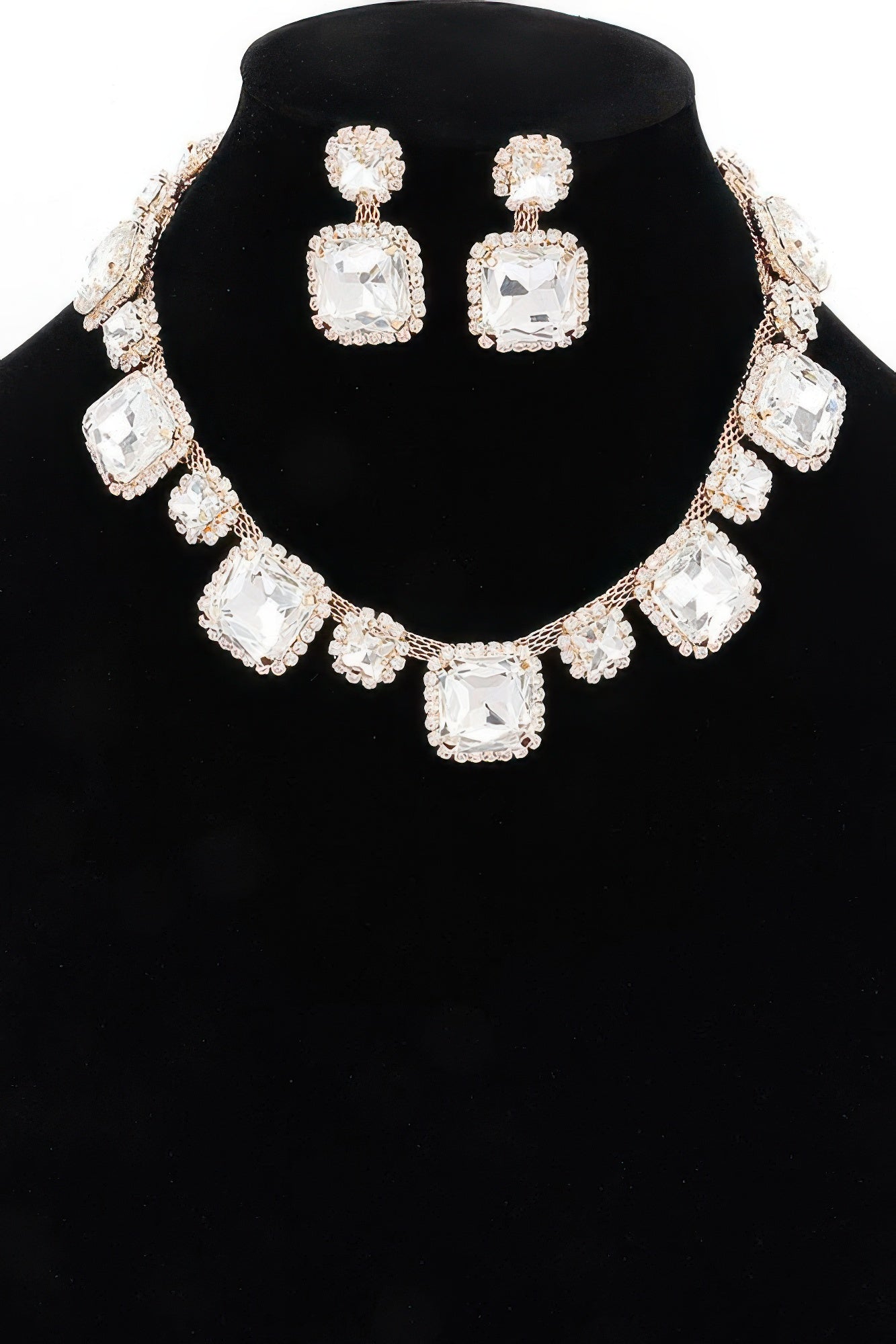 New Arrival – Rhinestone Party Necklace Set – New Arrival Now Live