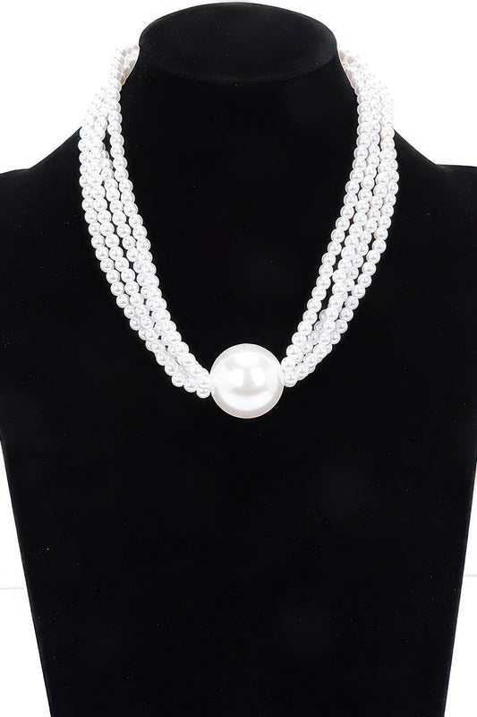 New Arrival – Multi Faux Pearl Chain Necklace – New Arrival Now Live