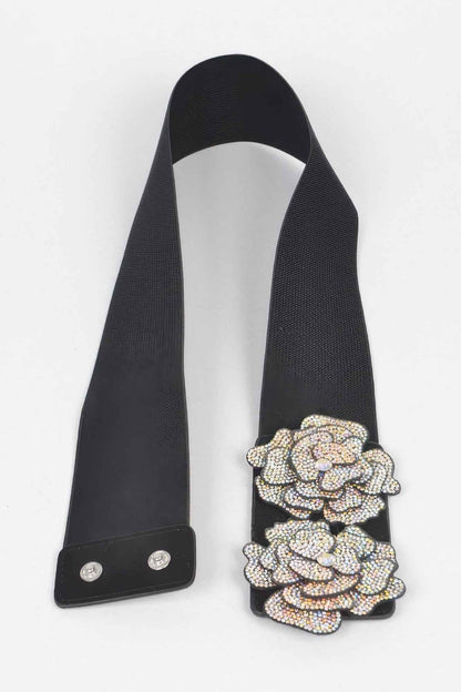 Ab Stone Flower Elastic Belt – New Arrival Now Live