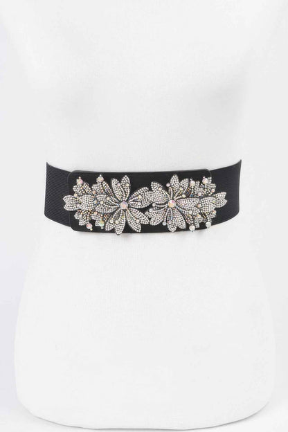 New Arrival – Ab Stone Flower Elastic Belt – New Arrival Now Live
