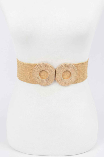 New Arrival – Faux Straw Elastic Two Buckles Belt – New Arrival Now Live