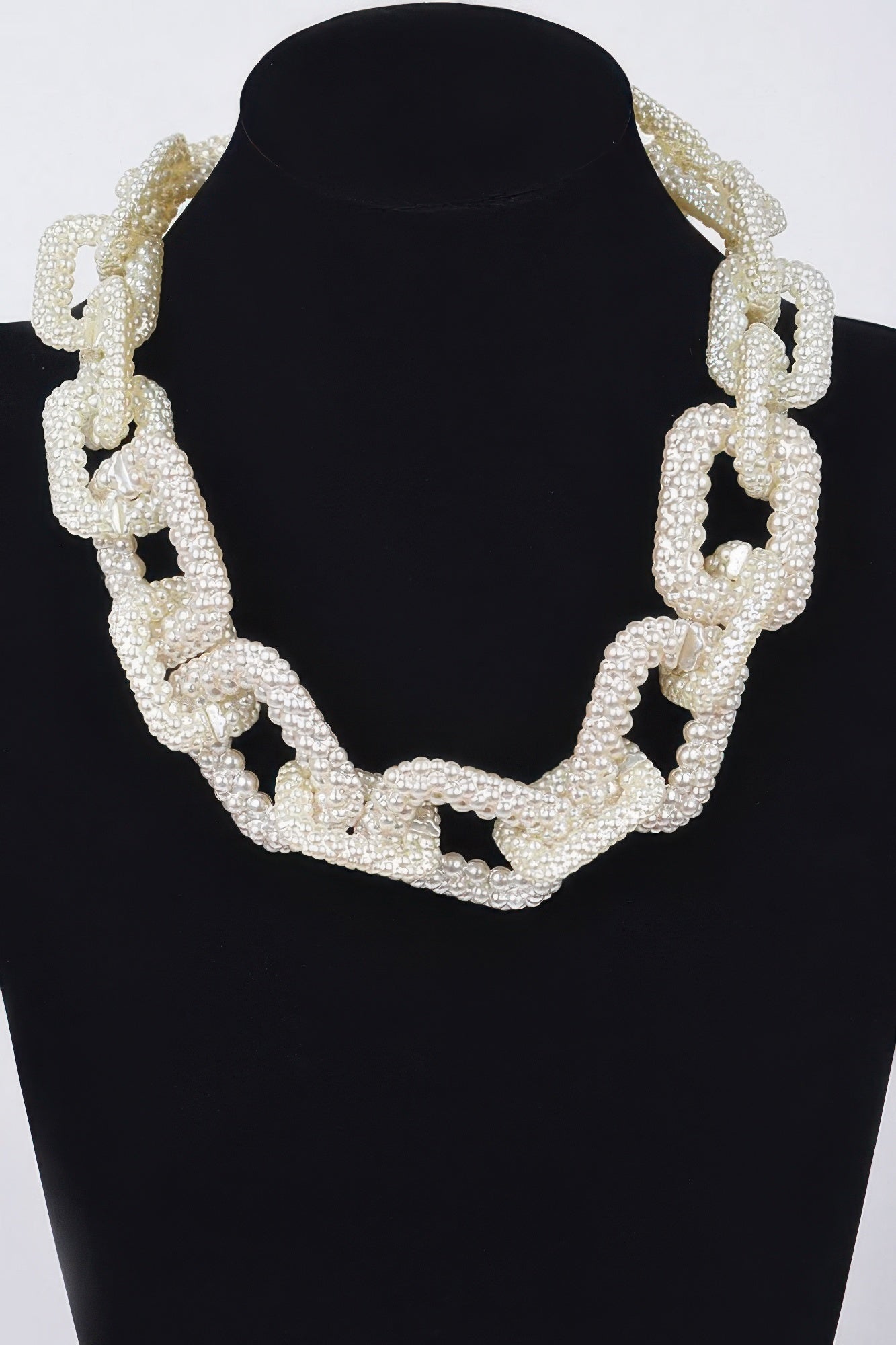 New Arrival – Faux Pearl Link Chain Necklace – New Arrival Now Live