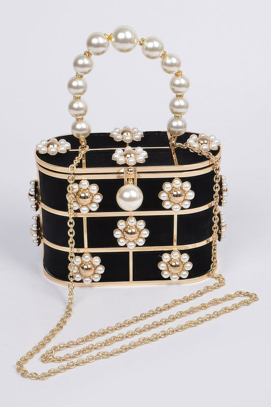 New Arrival – Flower Beads Attached With Bento Bag – New Arrival Now Live