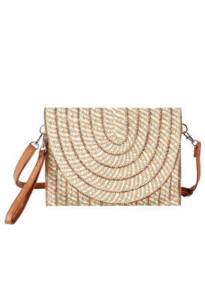 New Arrival – Multi Color Straw Clutch & Crossbody Bag – New Arrival Now Live