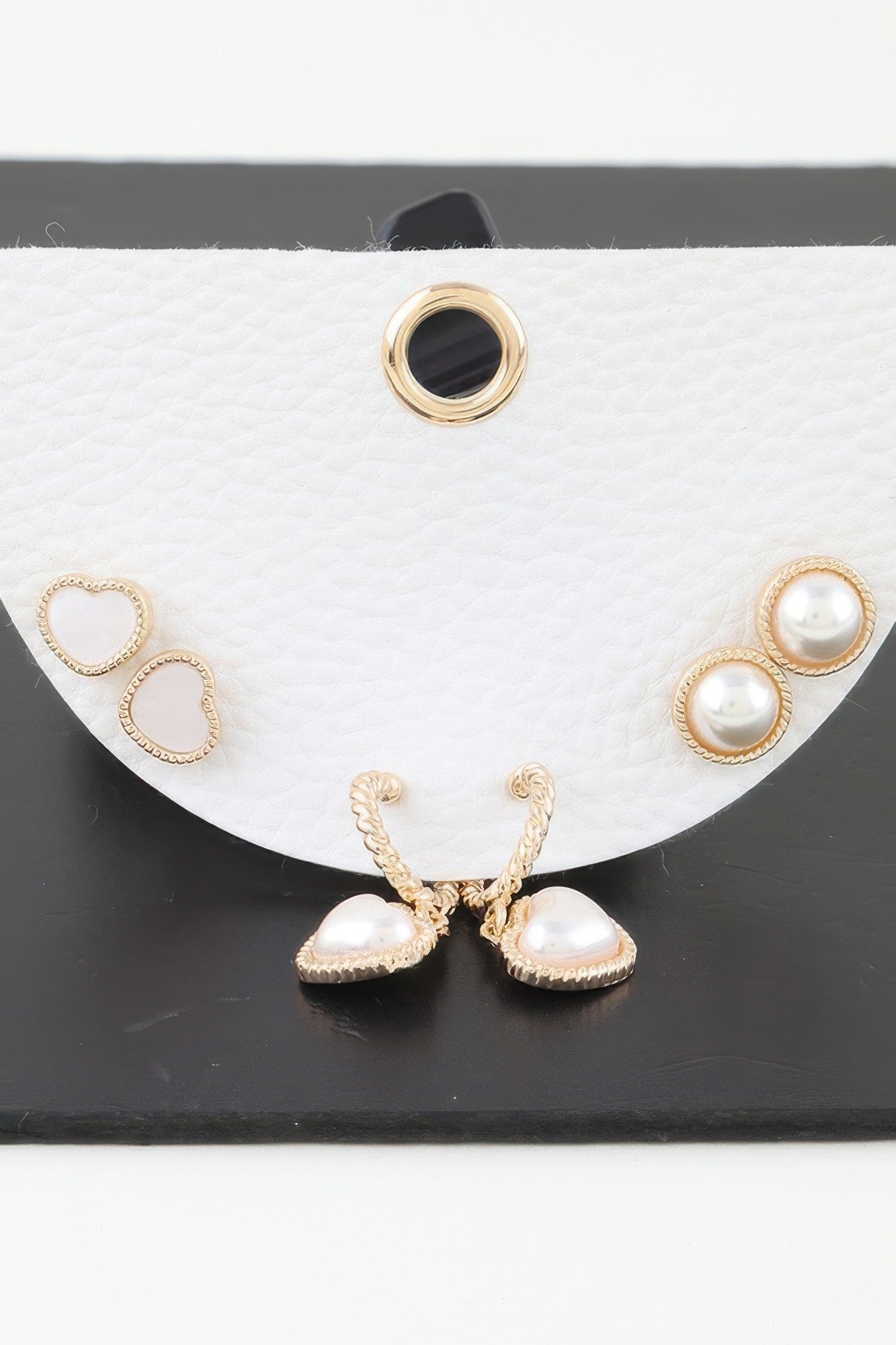New Arrival – Vintage Pearl Hearts Earrings Set – New Arrival Now Live