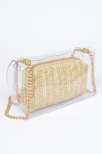 Transparent Crossbody Bag W/pouch – New Arrival Now Live