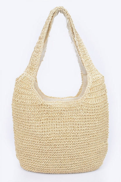 Faux Straw Hobo Bag – New Arrival Now Live