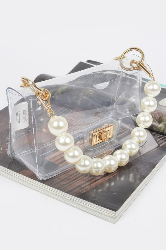 New Arrival – Transparent Cross Body Bag W Clear Chain – New Arrival Now Live