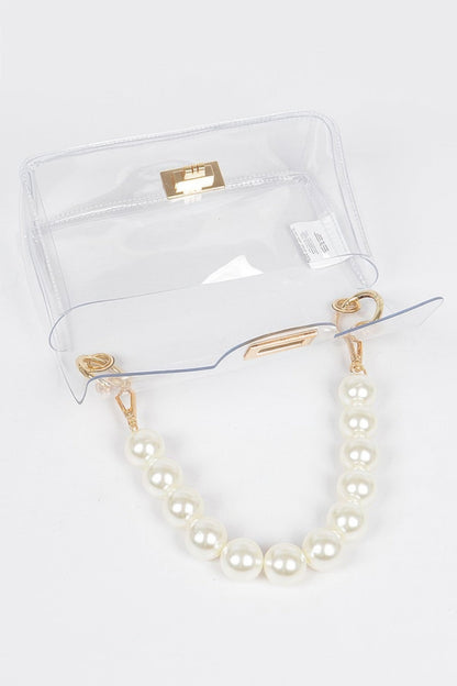 Transparent Cross Body Bag W Clear Chain – New Arrival Now Live