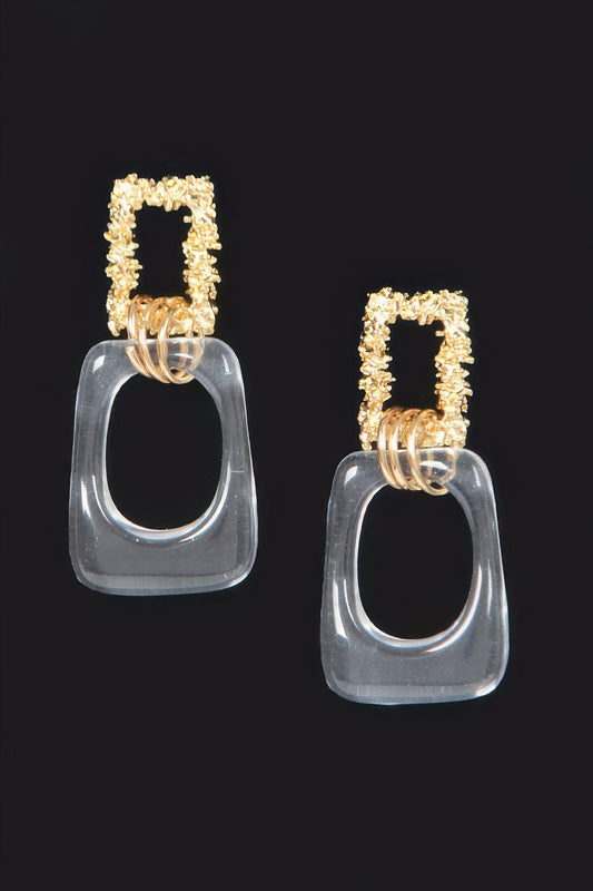 New Arrival – Vintage Metal Clear Earring – New Arrival Now Live