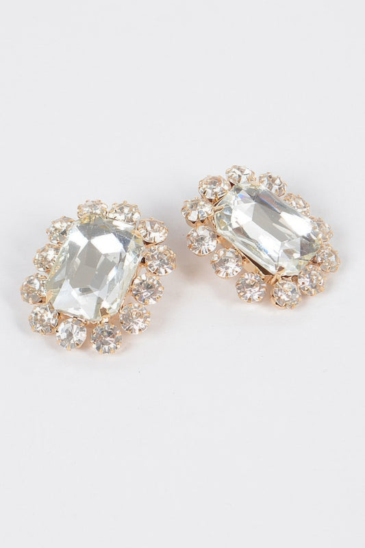 New Arrival – Big Stone Stud Earrings – New Arrival Now Live