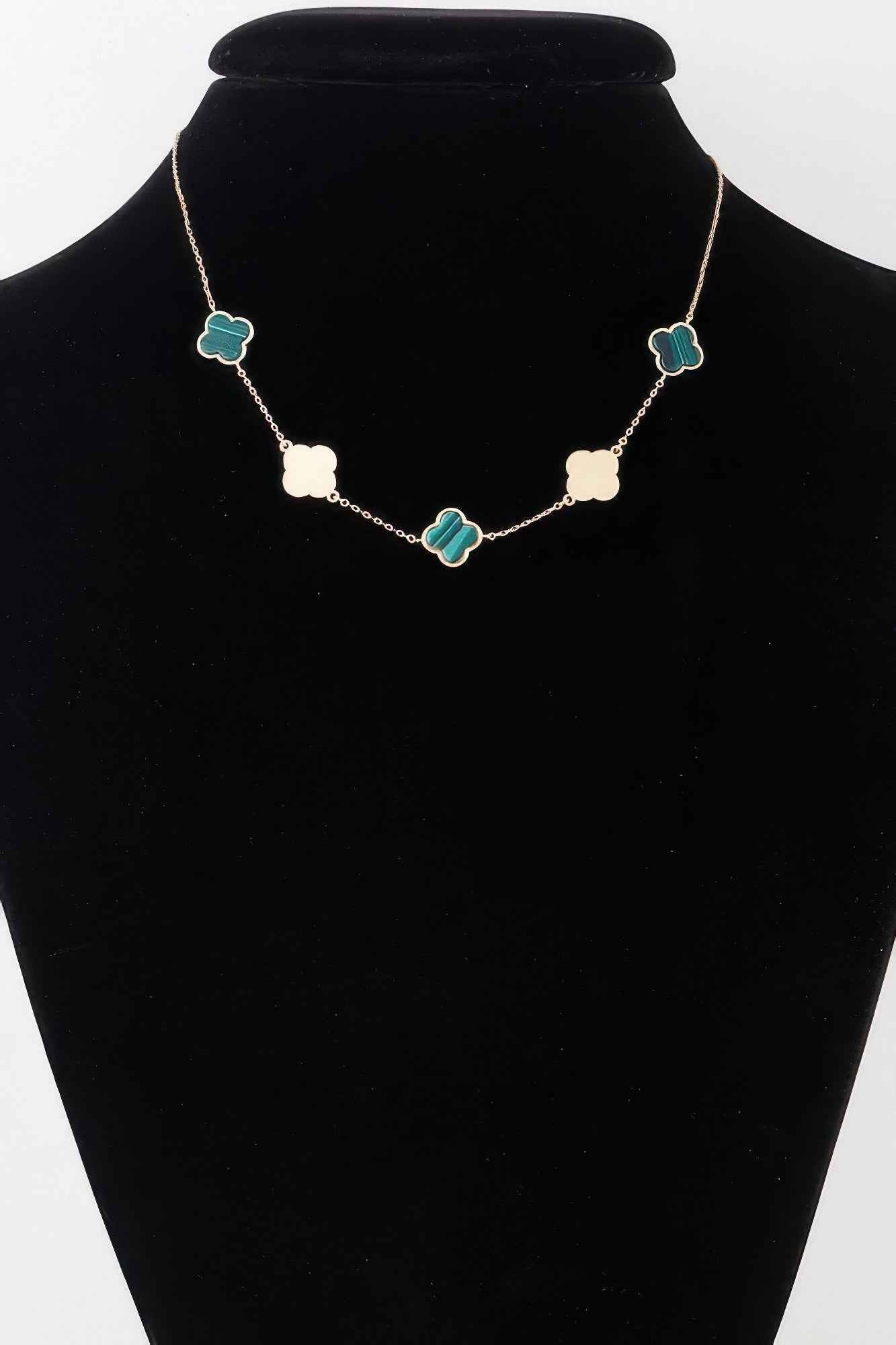 New Arrival – Two Toned Clover Charm Necklace – New Arrival Now Live