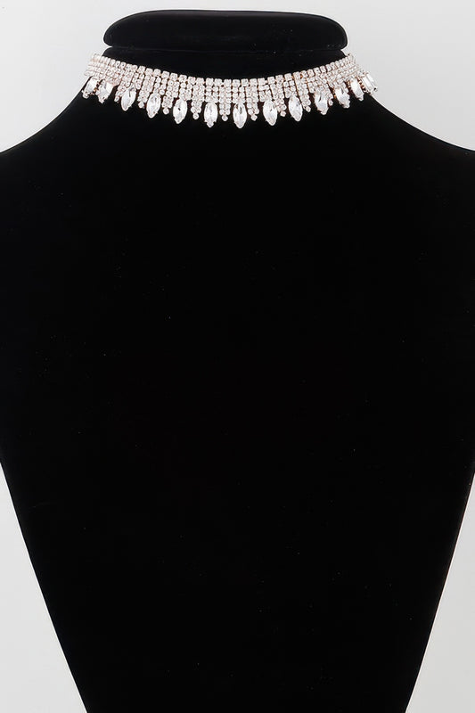 New Arrival – Luxury Rhinestone Drop Choker Necklace – New Arrival Now Live