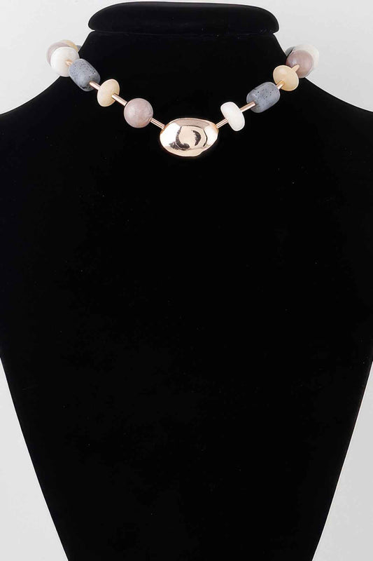 New Arrival – Multi Modern Stone Necklace – New Arrival Now Live