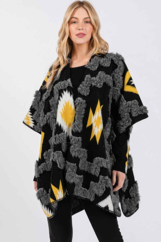 New Arrival – Fuzzy Aztec Pattern Kimono – New Arrival Now Live