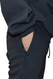 Men's Solid Stacked Flared Sweat Pants