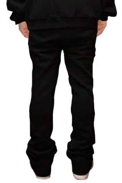 Men's Solid Stacked Flared Sweat Pants – New Arrival Now Live