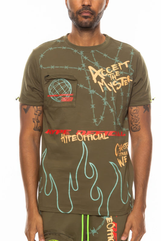 New Arrival – Graphic Print Hype Electric Tee – New Arrival Now Live
