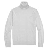 Mens Solid Turtleneck Sweater