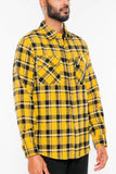 Long Sleeve Flannel Full Plaid Checkered Shirt