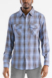 Long Sleeve Flannel Full Plaid Checkered Shirt