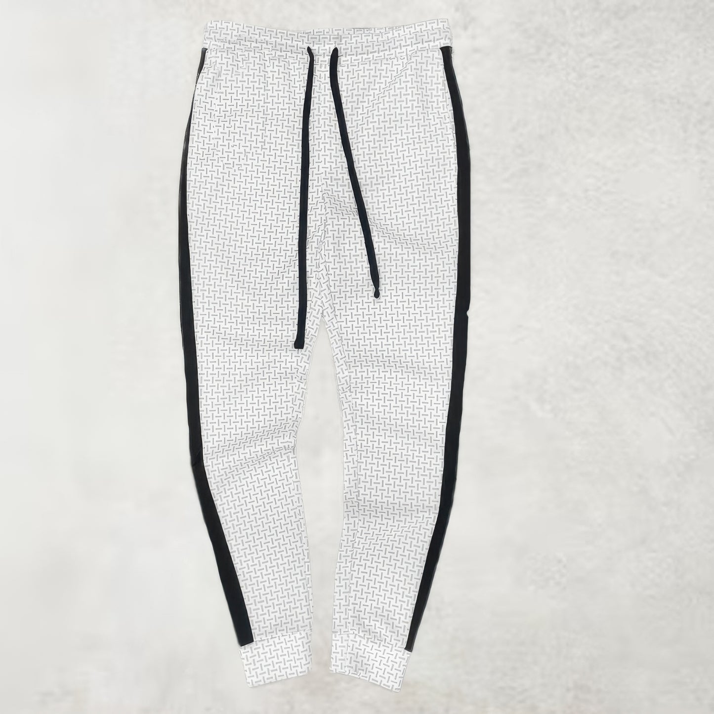 New Arrival – Men's Patterned Sweatpants With Side Stripe – New Arrival Now Live